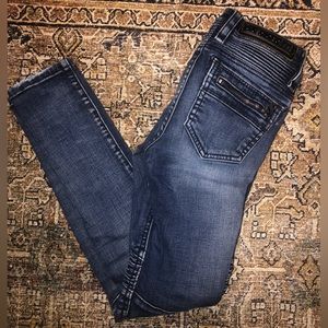 Size 24 Rock Revival Nelrose Moto Skinny Jeans